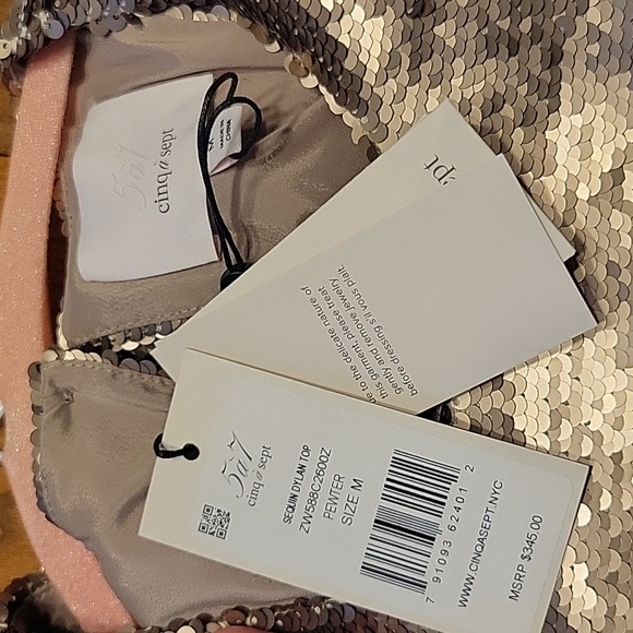 Sequin ASymetrical Tank - Picture 3 of 7